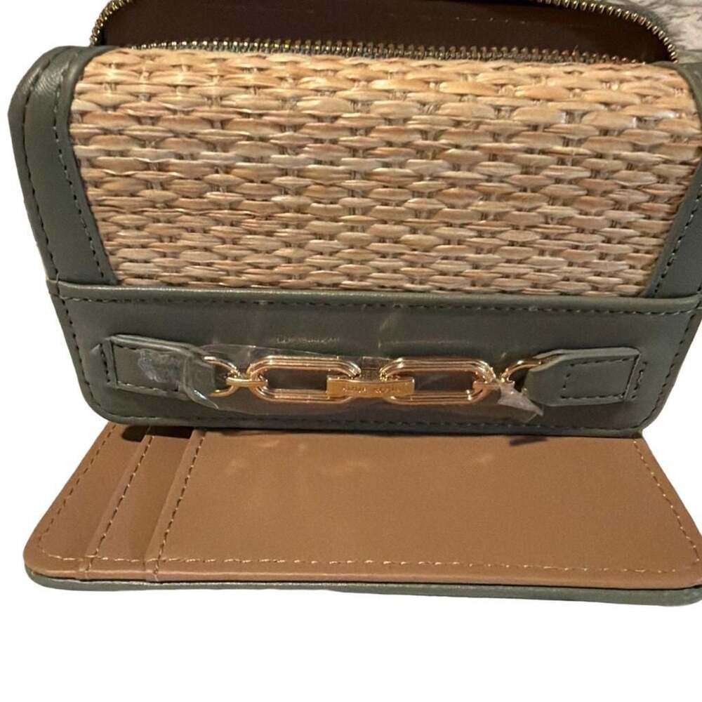Anne Klein Trifold Wallet in Olive